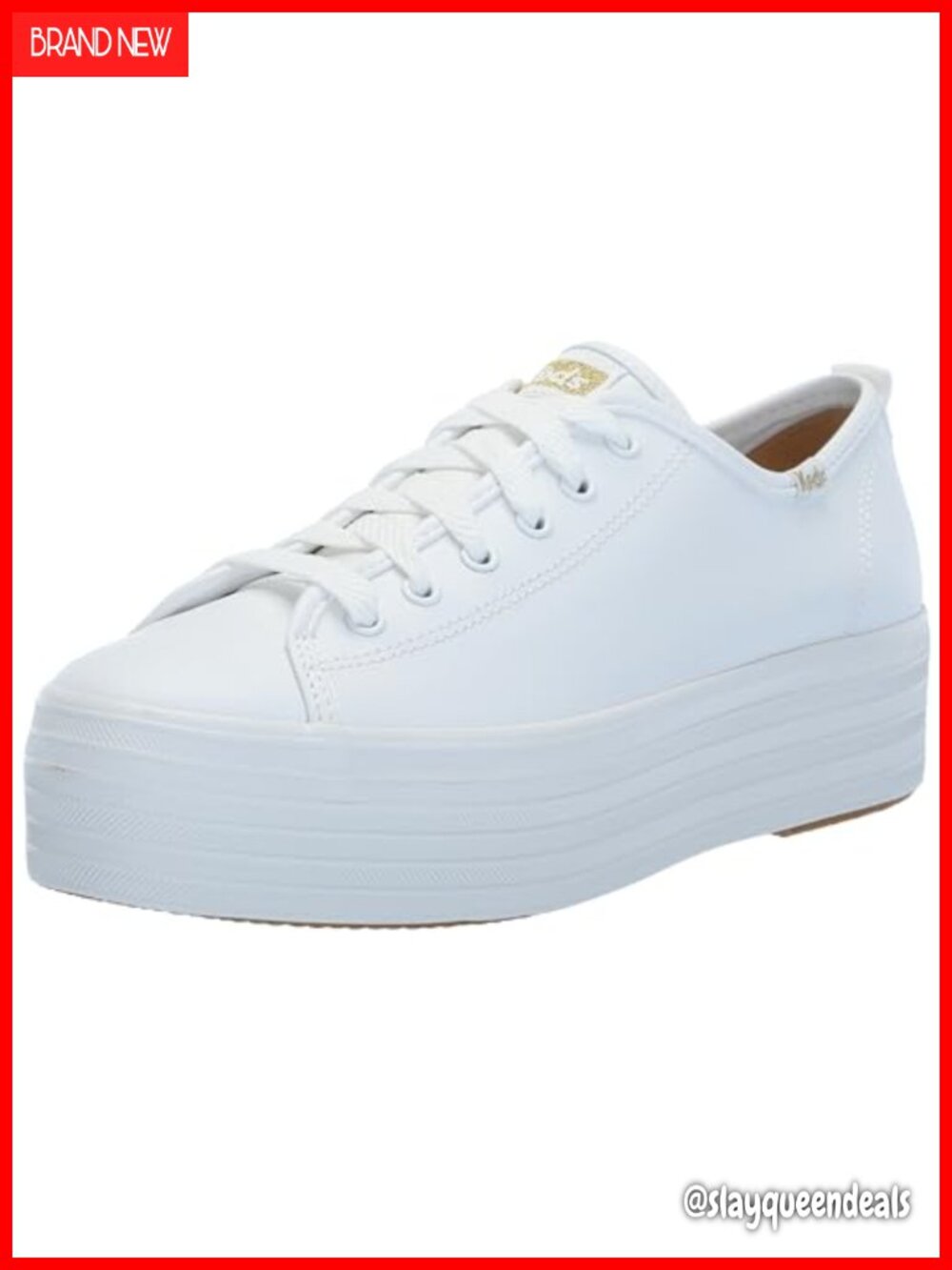 Keds Triple Up Lace Up Platform Sneakers Softerra Comfort Women's